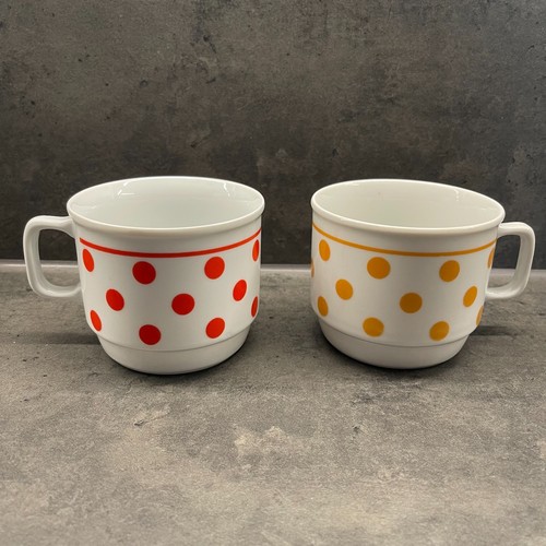 Vintage 60er 70er - 2x, tasse