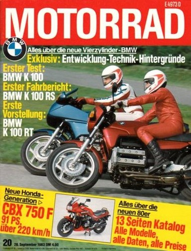 Motorrad 1983 test - +, k
