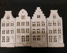 Teelichthalter Lichterdorf Porzellan Windlicht Lichthaus Teelichthaus 4er Set