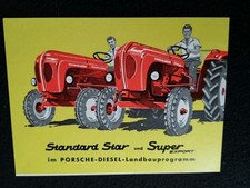 Porsche - Diesel  Standard Star und Super EXPORT  Schlepper Reklamekarte AK 1961