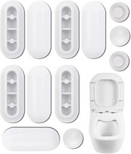 12 Stück WC Sitzdeckelpuffer,WC-Sitz-Puffer | Auflagestopfen für Toilettensitz |
