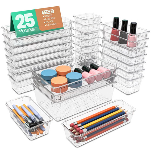 25tlg schubladen organizer - schubladen, set