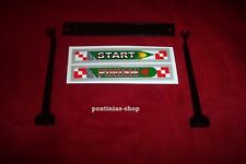 Racy Dickie Artin Fastlane Start und Ziel - Set  für Autorennbahn 1:43  * NEU *