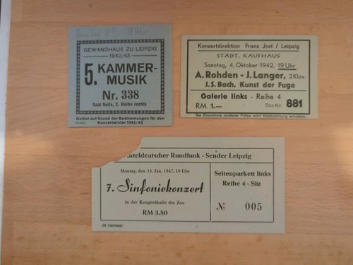 Alte karten tickets leipzig - alte,