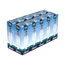 10x Leuci Glühbirne Kerze 25W