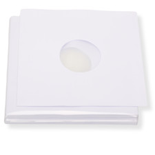 50 St. reinweiße LP Schallplatten Innenhüllen, gefüttert, 90 gr.