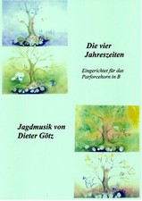 Noten die vier Jahreszeiten Parforcehorn Jagdmusik in B