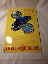 Shell Werbung Schild Reklame