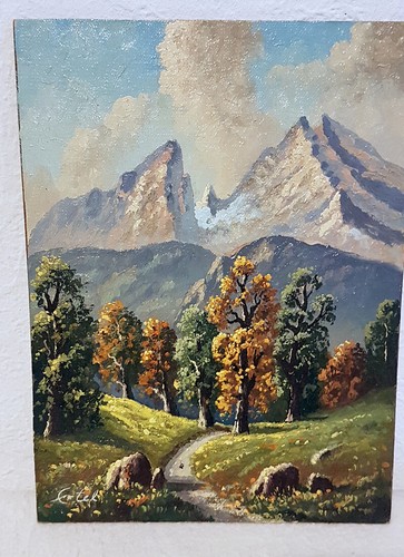 Watzmann ölgemälde - watzmann,