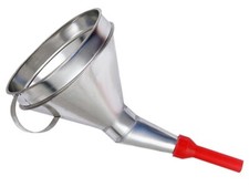 Benzintrichter Tanktrichter Einfülltrichter Metall Kraftstofftrichter Schräg