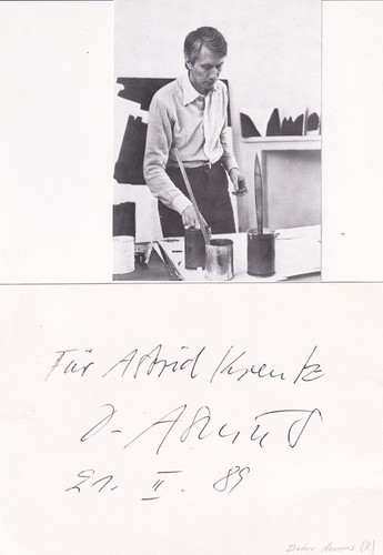 Dieter asmus originalautogram - asmus,