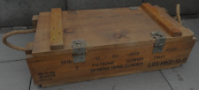 Munitionskiste Bundeswehr Holzkiste Deko Vintage ca. L 71,5 cm