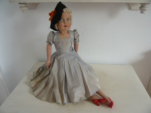 Alte boudoir doll sofa - boudoir, puppe