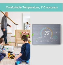 IRISHOM Programmierbarer Heizungsthermostat mit Touchscreen–6 Zeiteinstellungen,