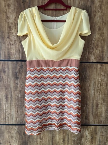 Damen sommerkleid gelb orange - damen, gelb/