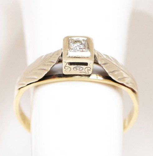 Brillantring karat 585 gold - brillantring, 14