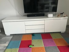 IKEA BESTA BURS TV Bank Sideboard weiß 180 cm Länge