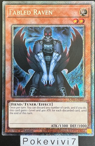 Karte fabled raven - yu-gi-oh!,