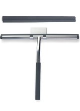 Duschabzieher Edelstahl mit Ersatzlippe & Wandaufhänger - Duschwischer - Fenster