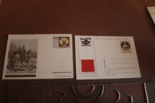 zwei Postkarten - Ganzsachen -