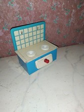 Alter Blech Herd um 1950  Küche-Puppenhaus-Puppenstube