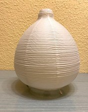 IKEA Reispapier-Tischlampe "Väte" weiß im schlichten und modernen Design