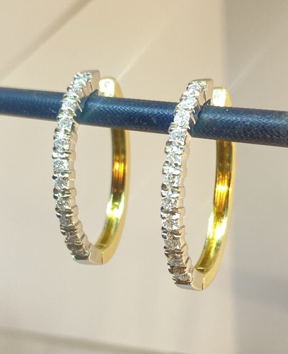 Brillant creolen ohrringe - brillant,