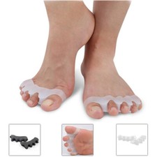 2 x Silikon Zehenspreizer alle Zehen Hallux Valgus Hammerzeh Zehentrenner