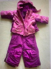tcm...tchibo..schneeanzug..overall..lila pink..74/80..2in1..