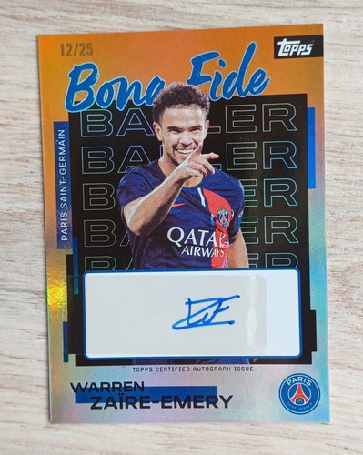 Warren zaire emery topps psg - zaire-emery,