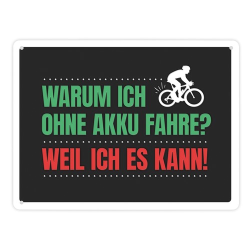 Warum ich ohne akku - ohne, fahre