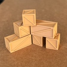 H0 Holzkisten 6teilig