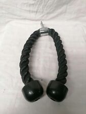 ScSPORTS Trizepsseil 68cm Trizeps Bizeps Seil Seilzug Griff Trizepstau Kabelzug