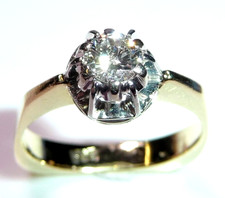 Ring 585 Gelbgold Weißgold