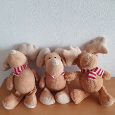 3x Stofftier Elch von Ferrero