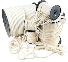 Baumwollseil Seil Ø1mm-12mm Naturseil Baumwolle für DIY Basteln Makramee 10-100m