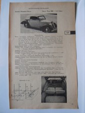 Daimler steyr 200 testkarte - 200,