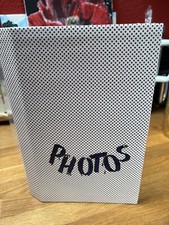 Foto-Einsteckbuch weiß mit Punkte  für 40 Foto´s  10 x 15 cm