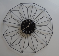 Wanduhr Moderne Uhr Dekouhr Metallwanduhr Wohnuhr Wohnzimmeruhr ca. Ø 50 cm