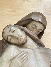 Jesus Christus  Maria Ostern Holzschnitzerei Tirol 70 cm Handarbeit Tod