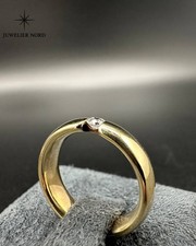 Spannring in 585er Gelbgold