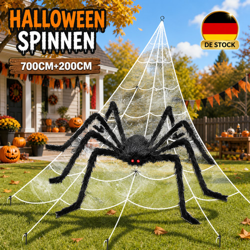 700cm riesenspinne spinnennetz - riesenspinne,