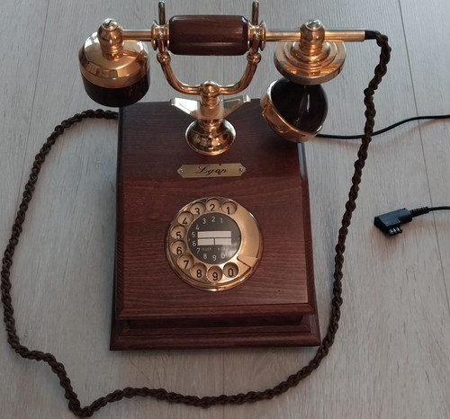 Vintage scheiben telefon aus - scheiben-telefon,