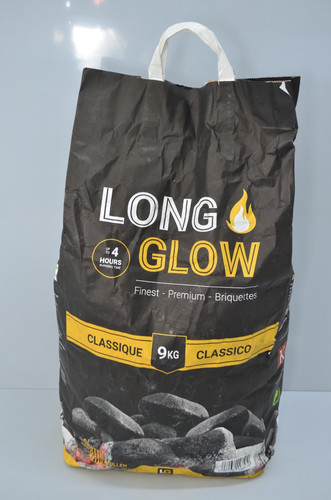 Long glow grillbriketts 9kg - long,