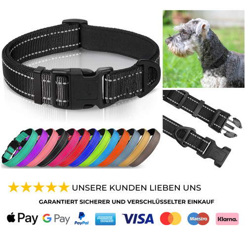 Hundehalsband neopren nylon - hundehalsband,