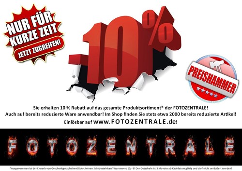 Rabatt gutschein - 10, %