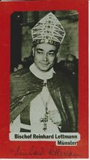 Bischof Reinhard Lettmann, orig sign Foto