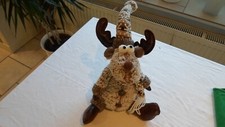 Elch Dekofigur 35cm Weihnachtsdeko Weihnachtsfigur Rentier Jürgen Schleiß