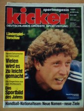KICKER 26 - 26.3. 1984 * Harald Schumacher Mönchengladbach-Bayern München 3:0