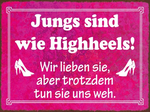 Holzschild 30x40 jungs - cm, sind